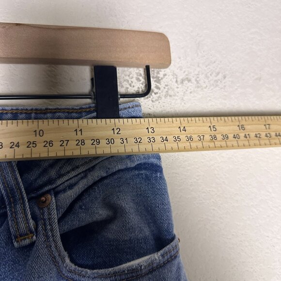 Abercrombie & Fitch High Rise Denim Jean Pant Women 24 Curve Love Slim Western - Picture 7 of 13